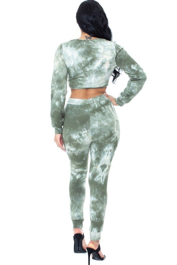 Tie Dye Ribbed Sweater Set - Image 3