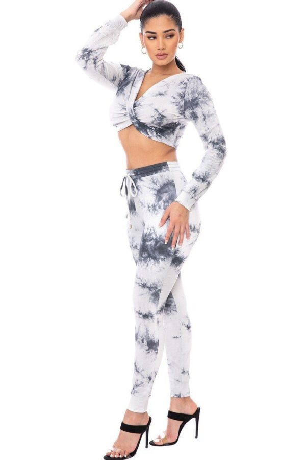 Tie Dye Ribbed Sweater Set - Image 4