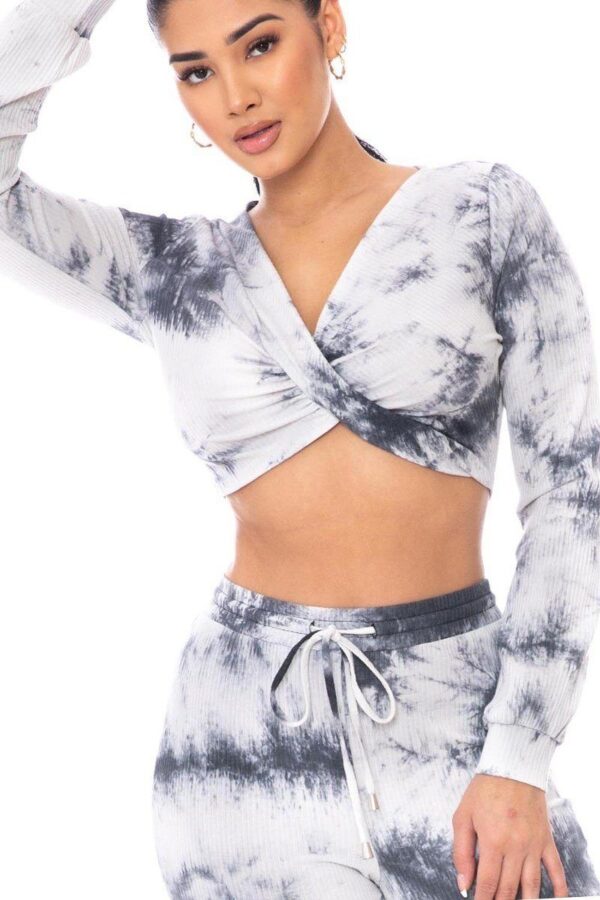 Tie Dye Ribbed Sweater Set - Image 2