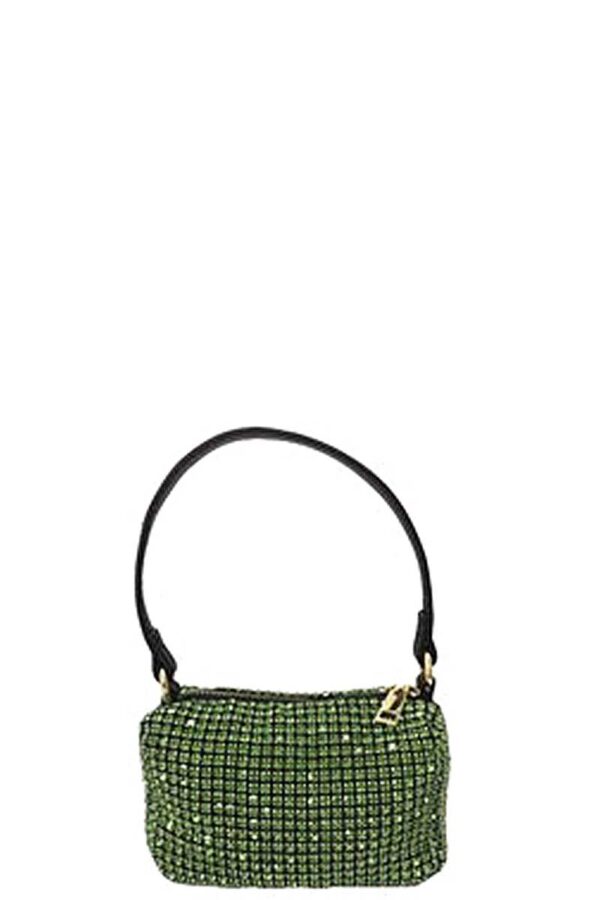 Fashion Chic Rhinestone Handle Clutch Bag - Image 2