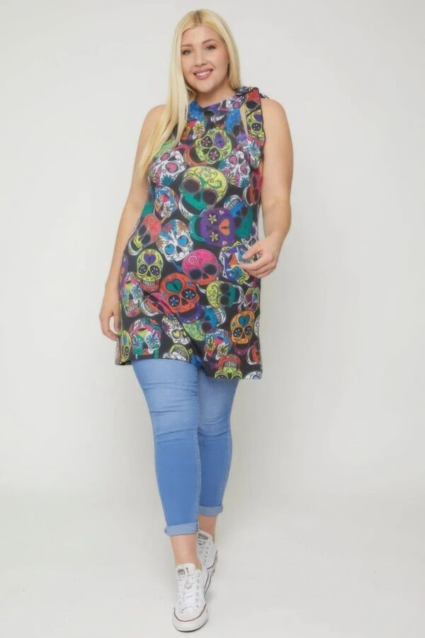 Sugar Skull Sublimation Print - Image 2