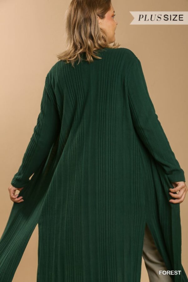 Open Front Long Body Cardigan - Image 2