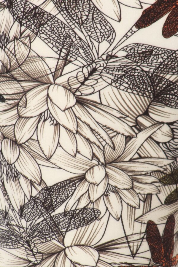 Dragonfly Print Full Length Fitted Leggings - Image 4