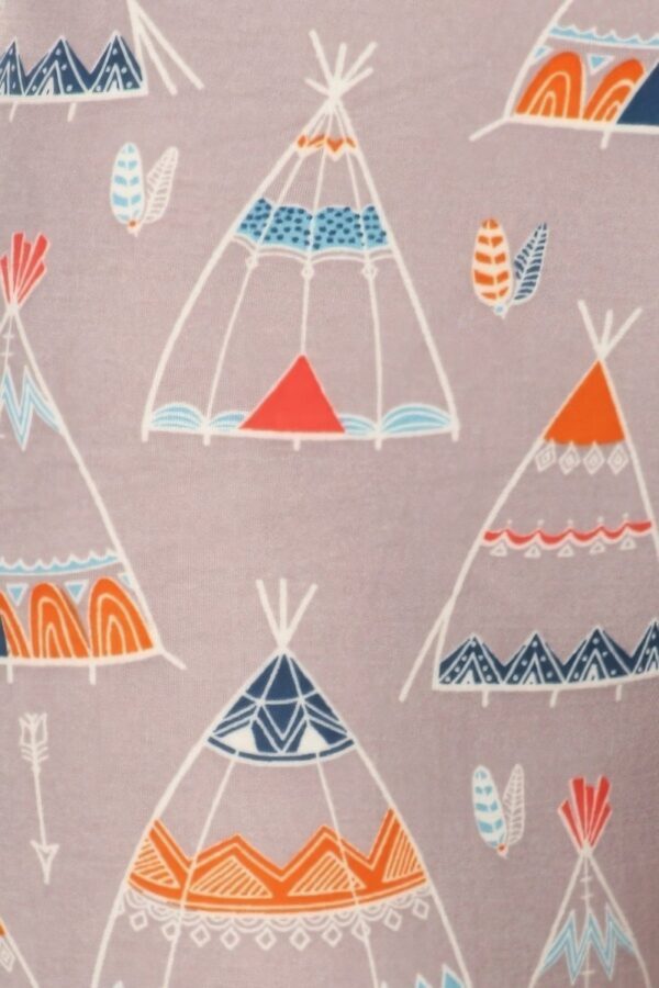 Teepee Print High Rise Fitted Leggings - Image 3