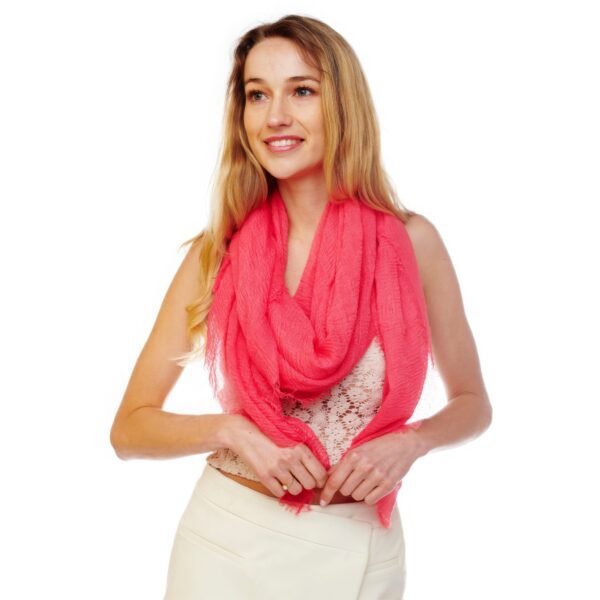 Solid Oblong Scarf - Image 3