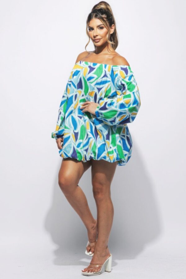 Off Shoulder Bubble Dress - Image 2