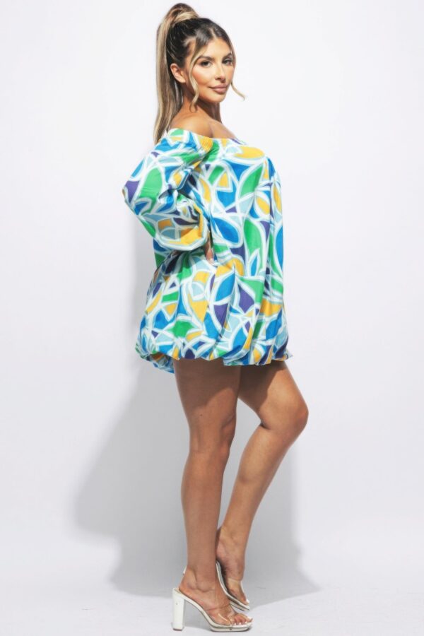 Off Shoulder Bubble Dress - Image 3