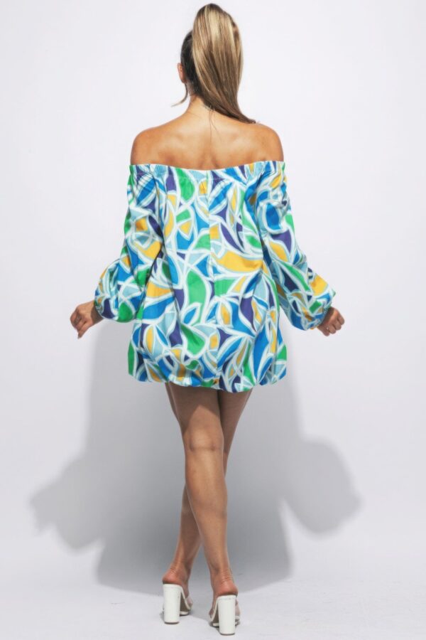 Off Shoulder Bubble Dress - Image 4