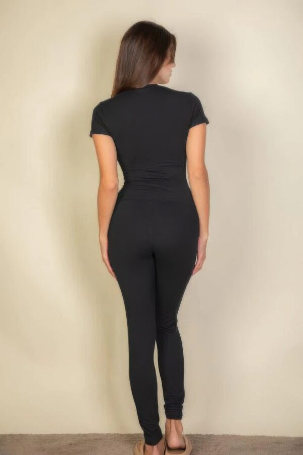 Basic Solid Leggings - Image 5
