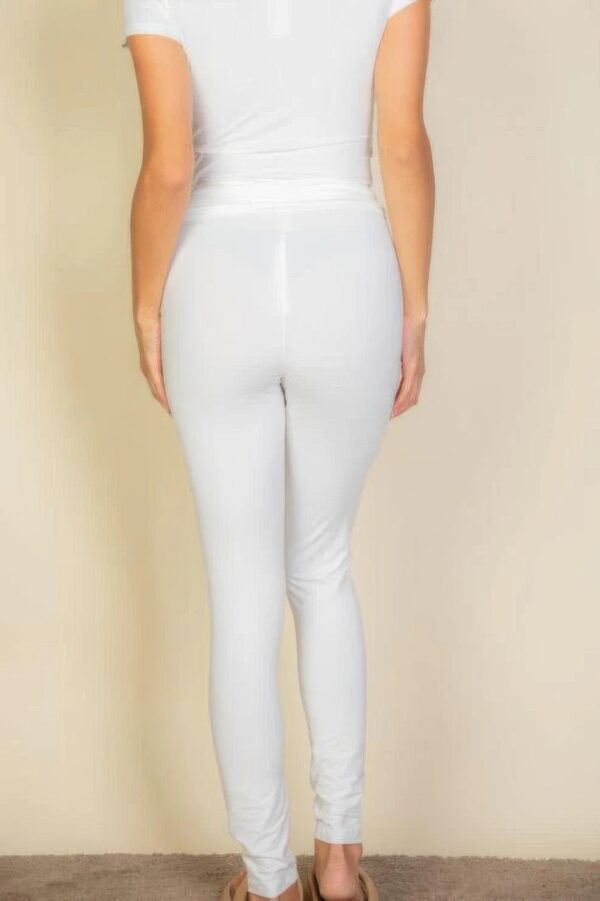 Basic Solid Leggings - Image 5
