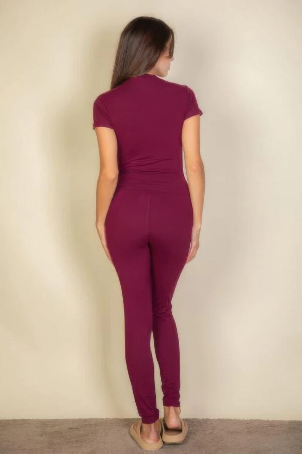 Basic Solid Leggings - Image 6