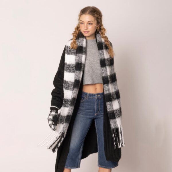 Buffalo Plaid Scarf - Image 3