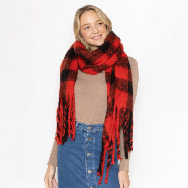 Buffalo Plaid Scarf - Image 5