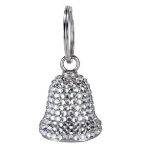 Bling Silver Crystals Handcrafted Motorcycle Bell