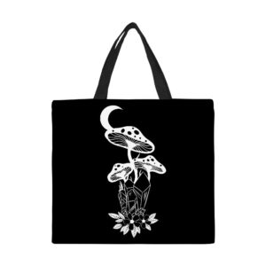Mushrooms Canvas Tote Bag Large