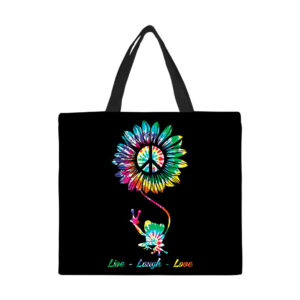 Live Laugh Love Canvas Tote Bag/Large