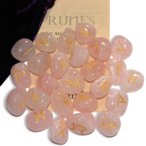 Rose Quartz Gemstone Runes