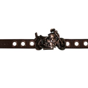 Black Leather Motorcycle Watch
