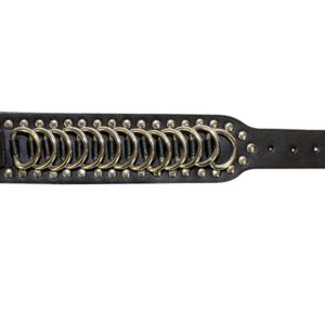 Wristband With Rings & Studs