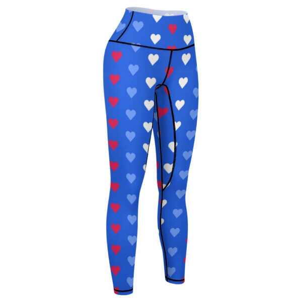 Heart Lines Women's Comfort Sports Yoga Pants - Image 5