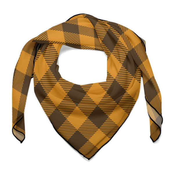 Buffalo Plaid Soft & Shiny Silk Scarves