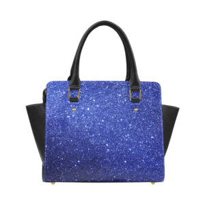 Blue Sparkles Classic Shoulder Handbag