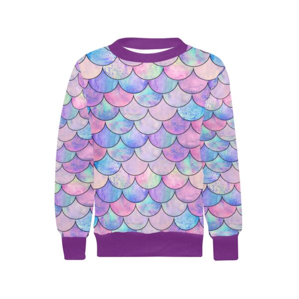 Girls' Mermaid Crew Neck Top (H49) - Image 4