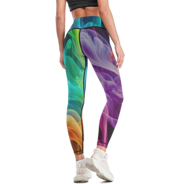Alcohol Ink Smoke Women's Comfort Sports Yoga Pants