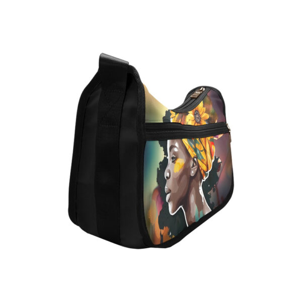 Floral African American Shoulder Bag - Image 3
