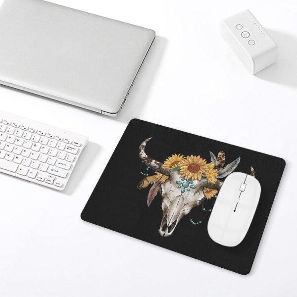 Western Skull Leather Mouse Pad - Image 3
