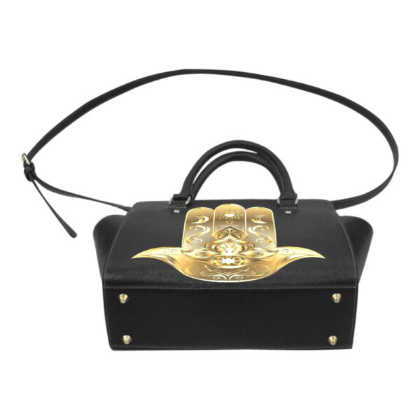 Gold Hamsa Classic Shoulder Handbag - Image 2