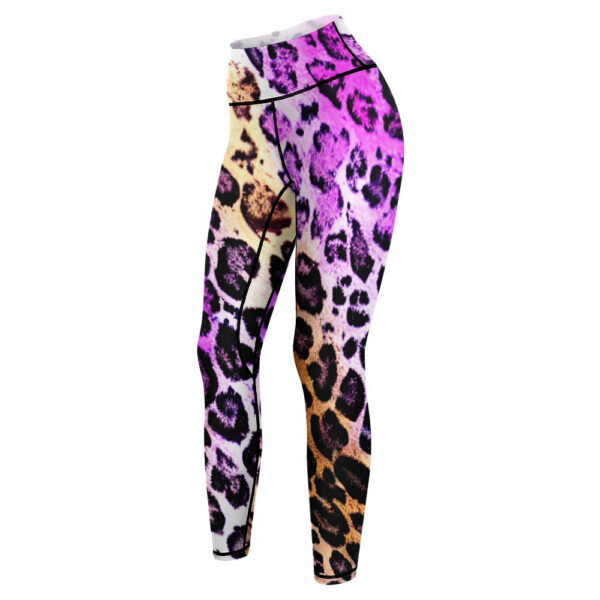 Animal Print Women's Comfort Sports Yoga Pants - Image 5