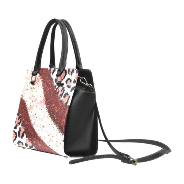 Pink Leopard Classic Shoulder Handbag - Image 4