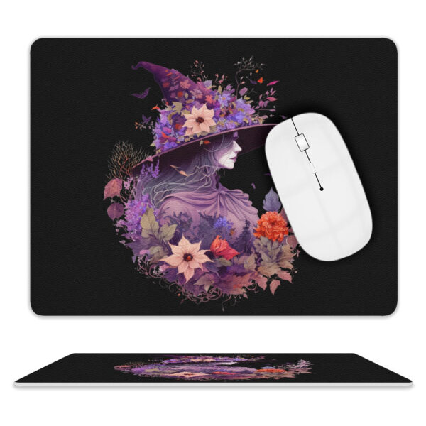 Witch Leather Mouse Pad