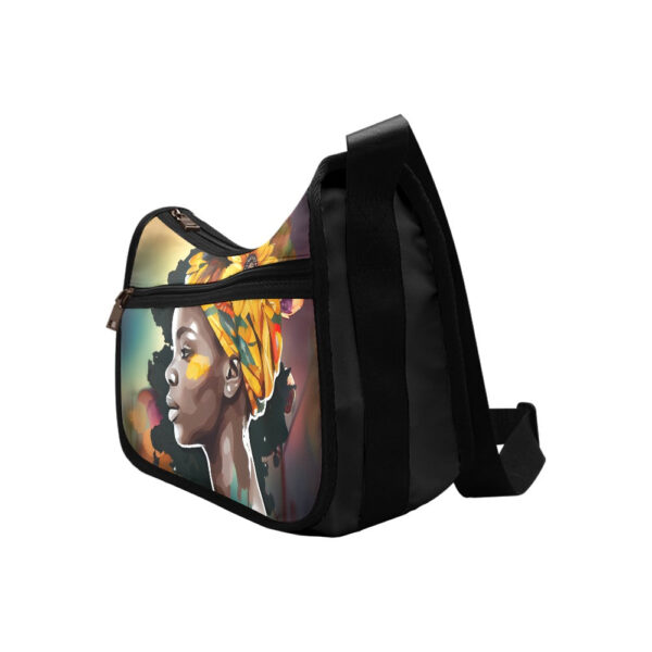 Floral African American Shoulder Bag - Image 4