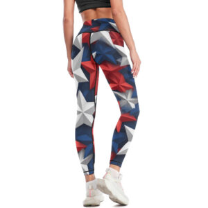 RWB Stars Women's Comfort Sports Yoga Pants