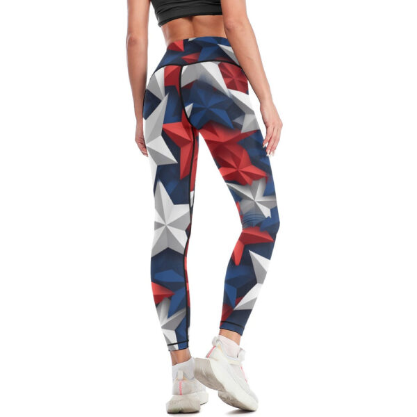 RWB Stars Women's Comfort Sports Yoga Pants