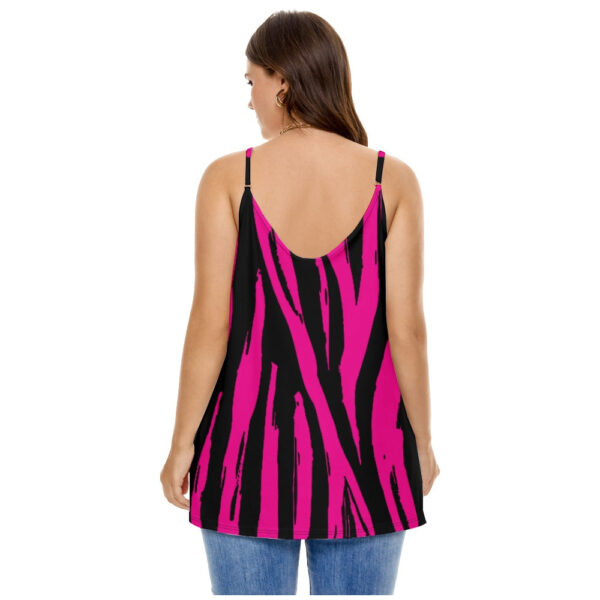 Zebra Print Loose Summer Top - Image 2
