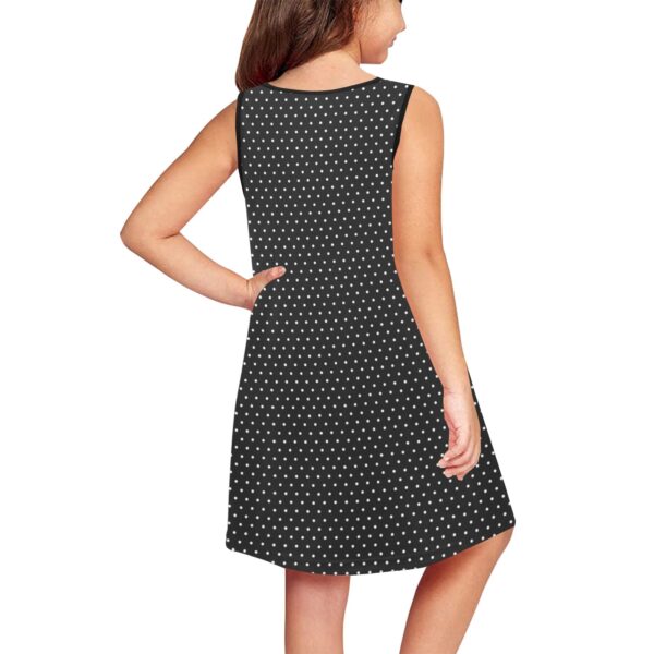 Polka Dot Sleeveless Dress - Image 2
