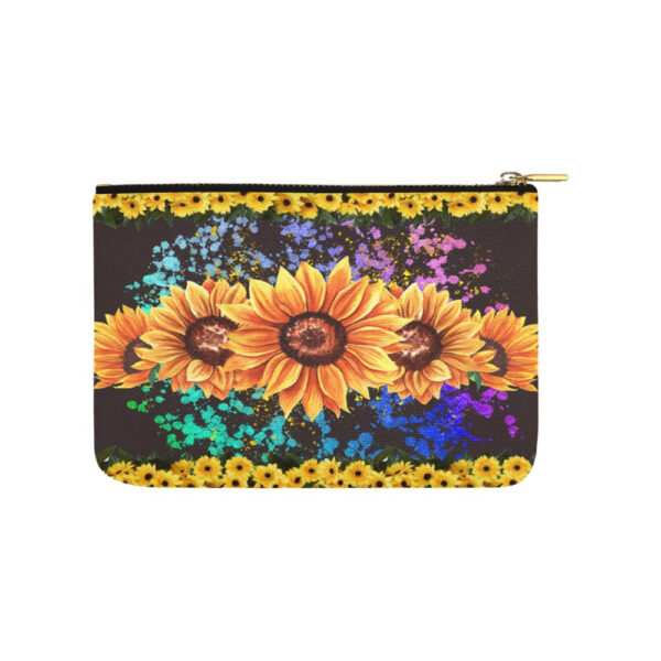 Sunflowers Small Carry-All Pouch - Image 2