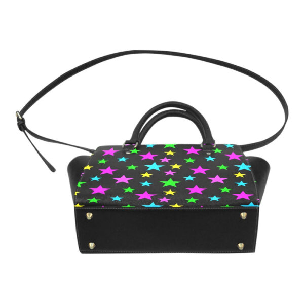 Neon Stars Classic Shoulder Handbag - Image 4