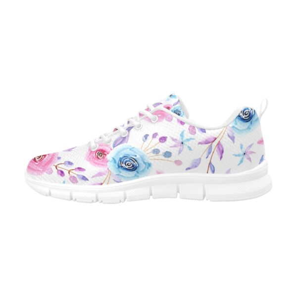 Women's Breathable Rose Floral Sneakers - Image 2