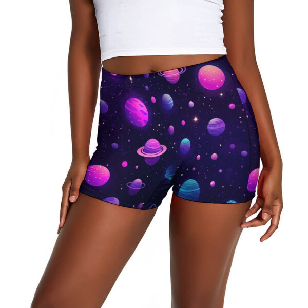 Out of This World Ladies Shorts - Image 3