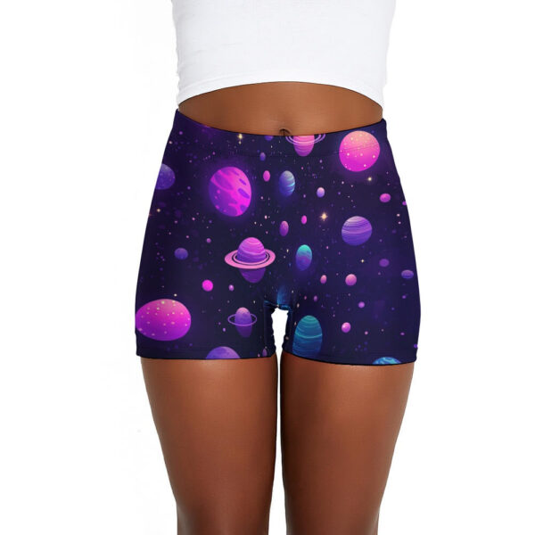 Out of This World Ladies Shorts - Image 5