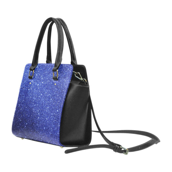 Blue Sparkles Classic Shoulder Handbag - Image 4