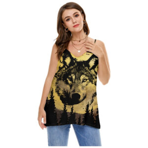 Night Wolf Loose Summer Top