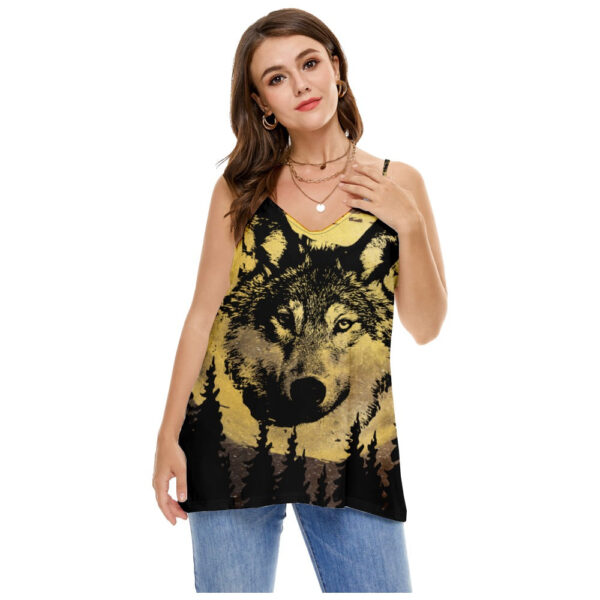 Night Wolf Loose Summer Top