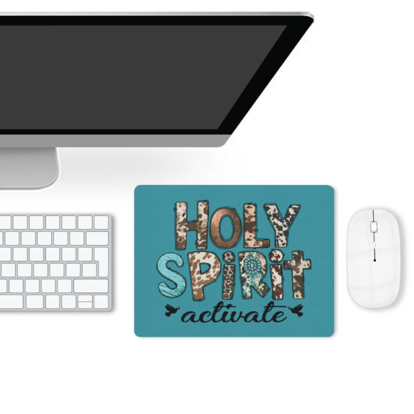 Holy Spirit Activate Leather Mouse Pad - Image 4