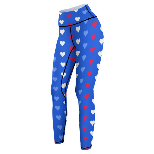 Heart Lines Women's Comfort Sports Yoga Pants - Image 6