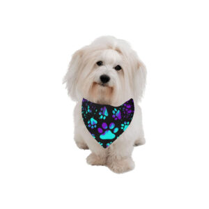 Paw Print Dog Bandana